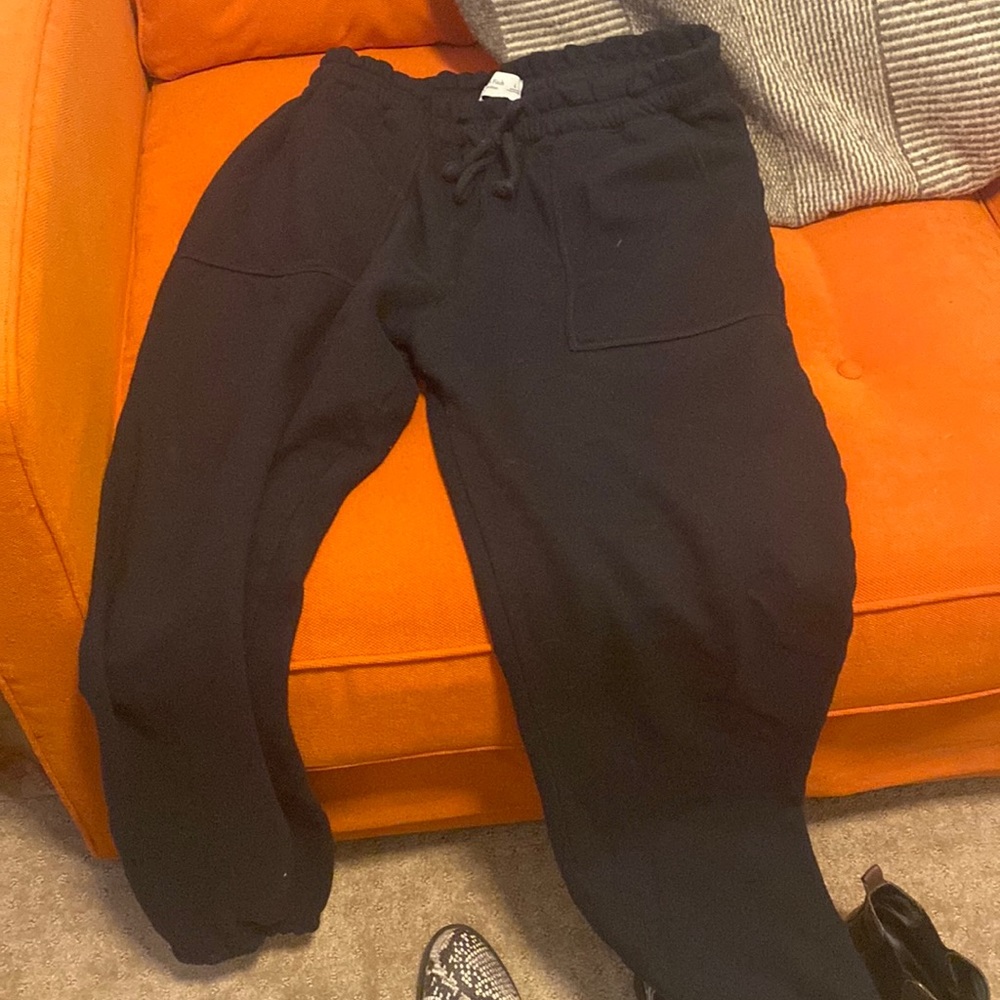 Black Abercrombie jogger sweats